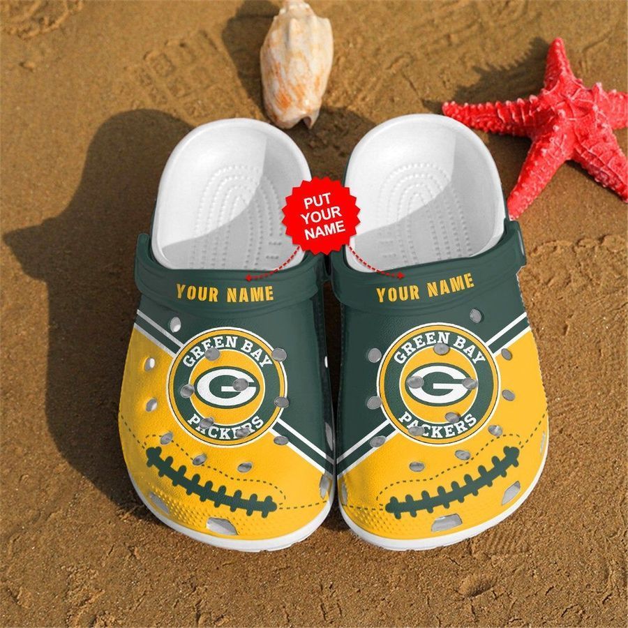 National Football Crocs - G.Bay Packers Personalized Clog Shoes