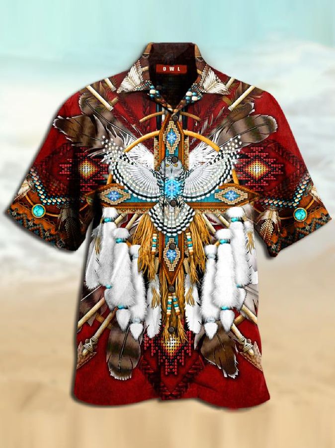 Native American Hawaiian Shirt Pre12643, Hawaiian shirt, beach shorts, One-Piece Swimsuit, Polo shirt, funny shirts, gift shirts, Graphic Tee