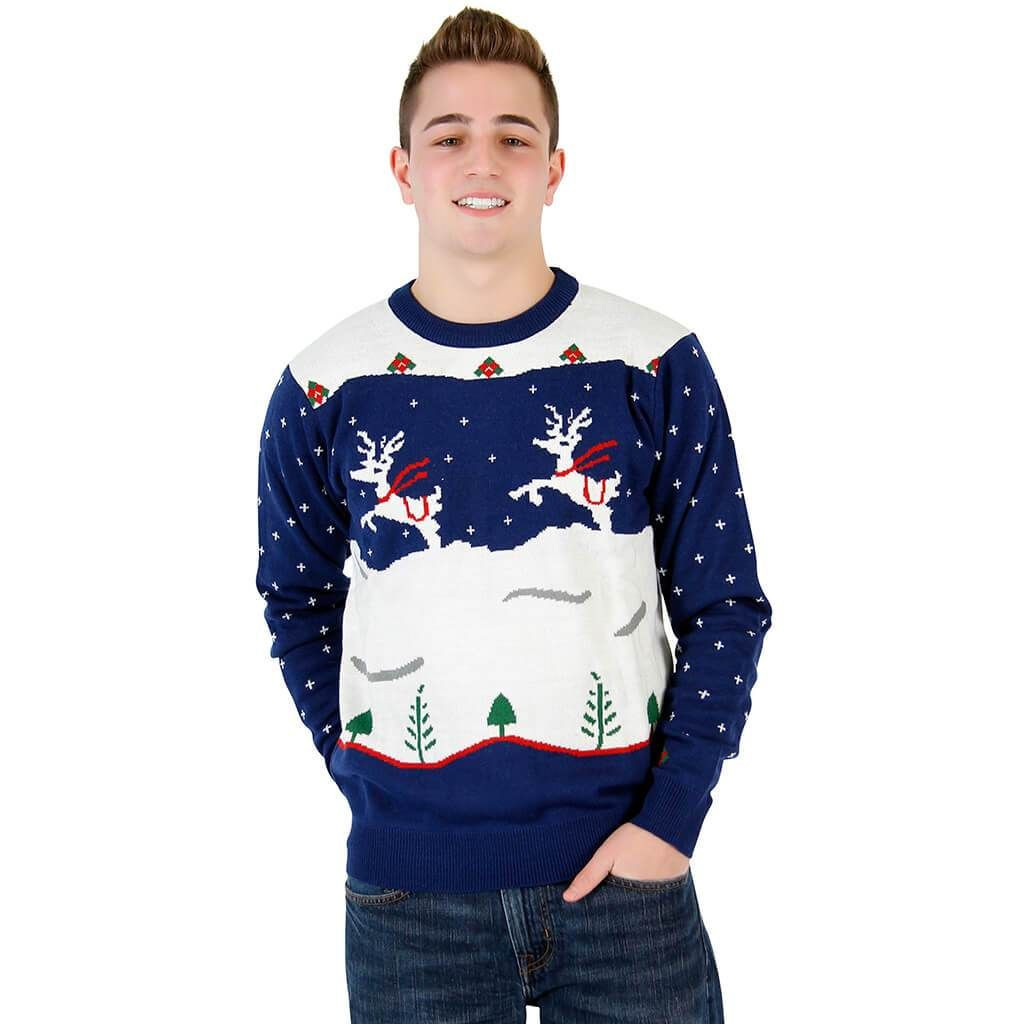Navy Step Brothers For Unisex Ugly Christmas Sweater All Over