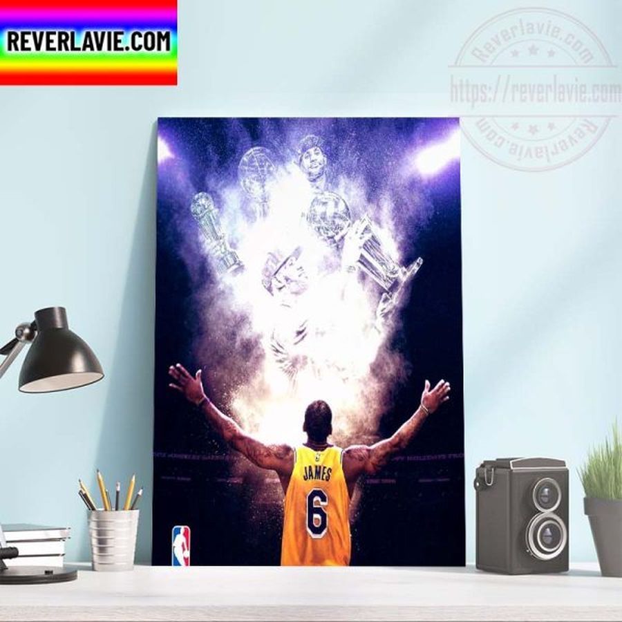 NBA Legend LeBron James 6 Home Decor Poster Canvas