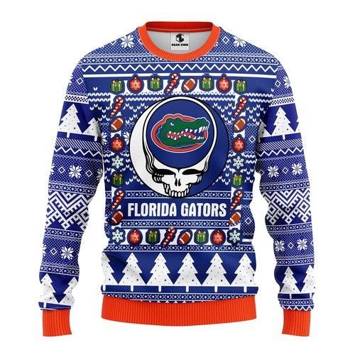 Ncaa Florida Gators Grateful Dead Ugly Christmas Sweater