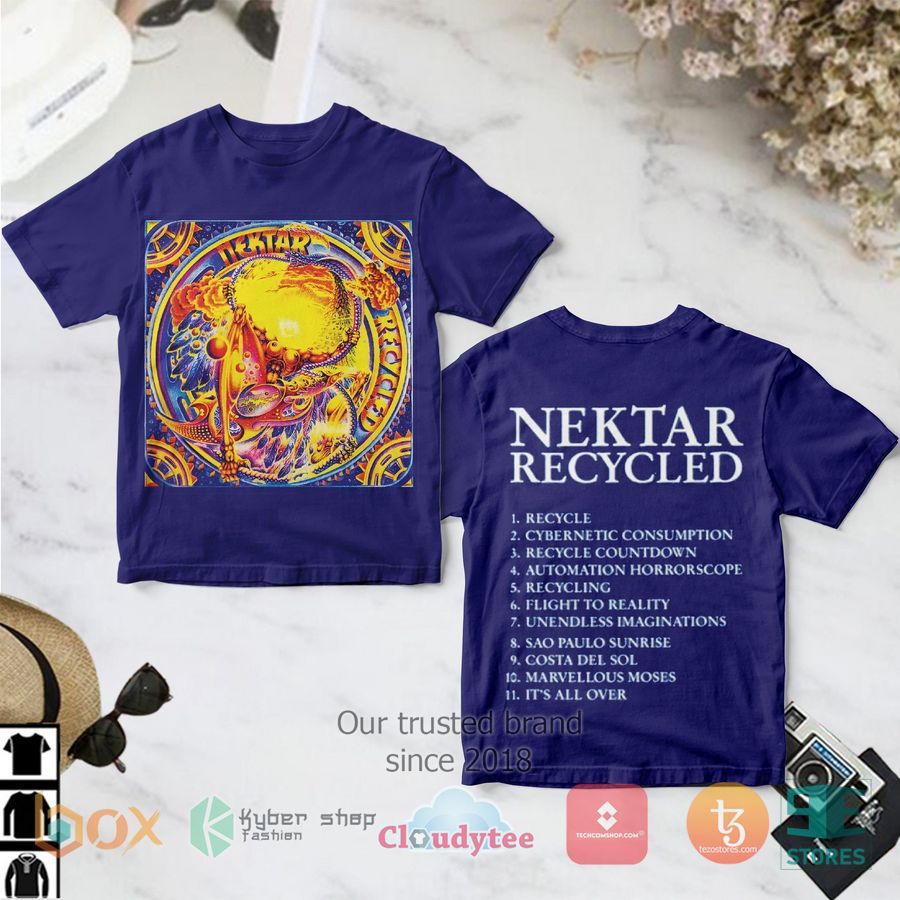 Nektar Band Recycled Album 3D T-Shirt – LIMITED EDITION