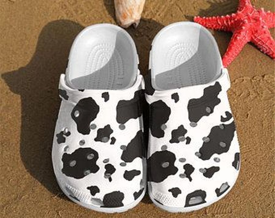 New Cow Fabric Crocs Clog Shoes Crocband Clog Comfortable For Mens And Womens