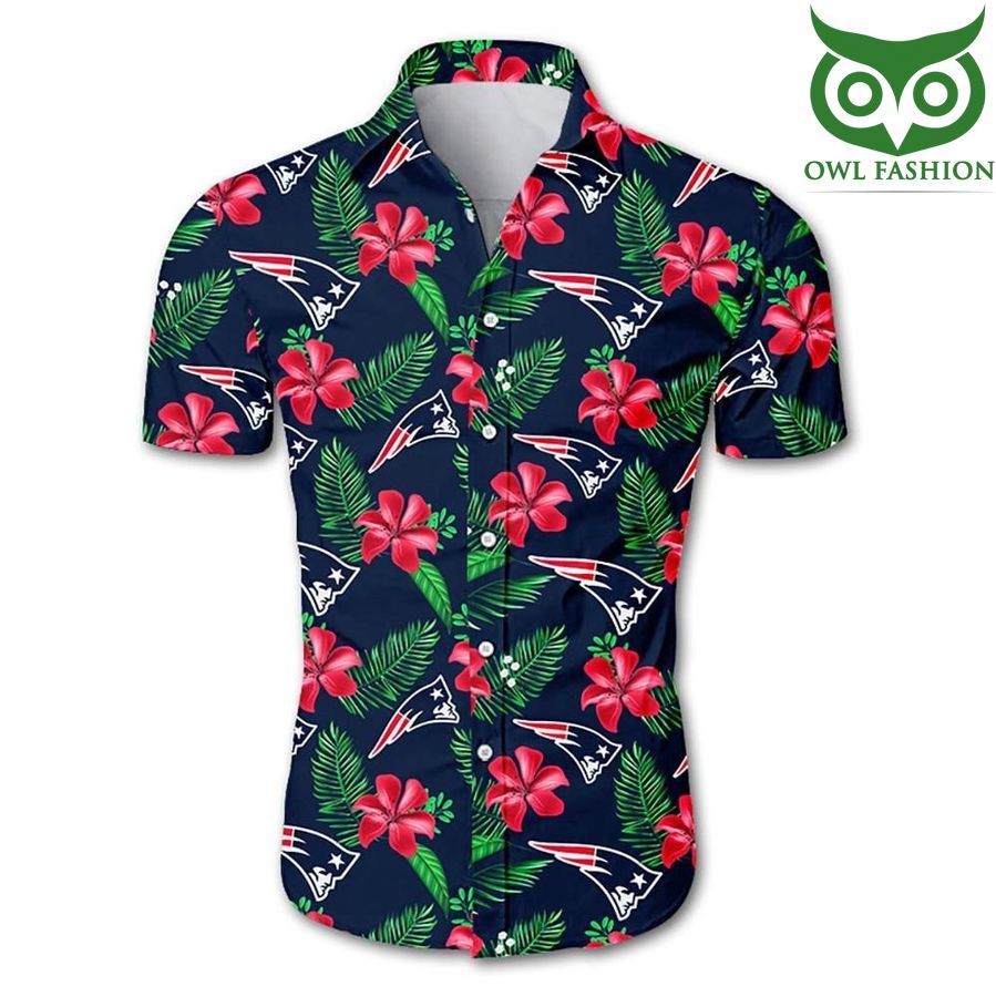 New England Patriots Hawaiian Shirt short sleeve summer wear