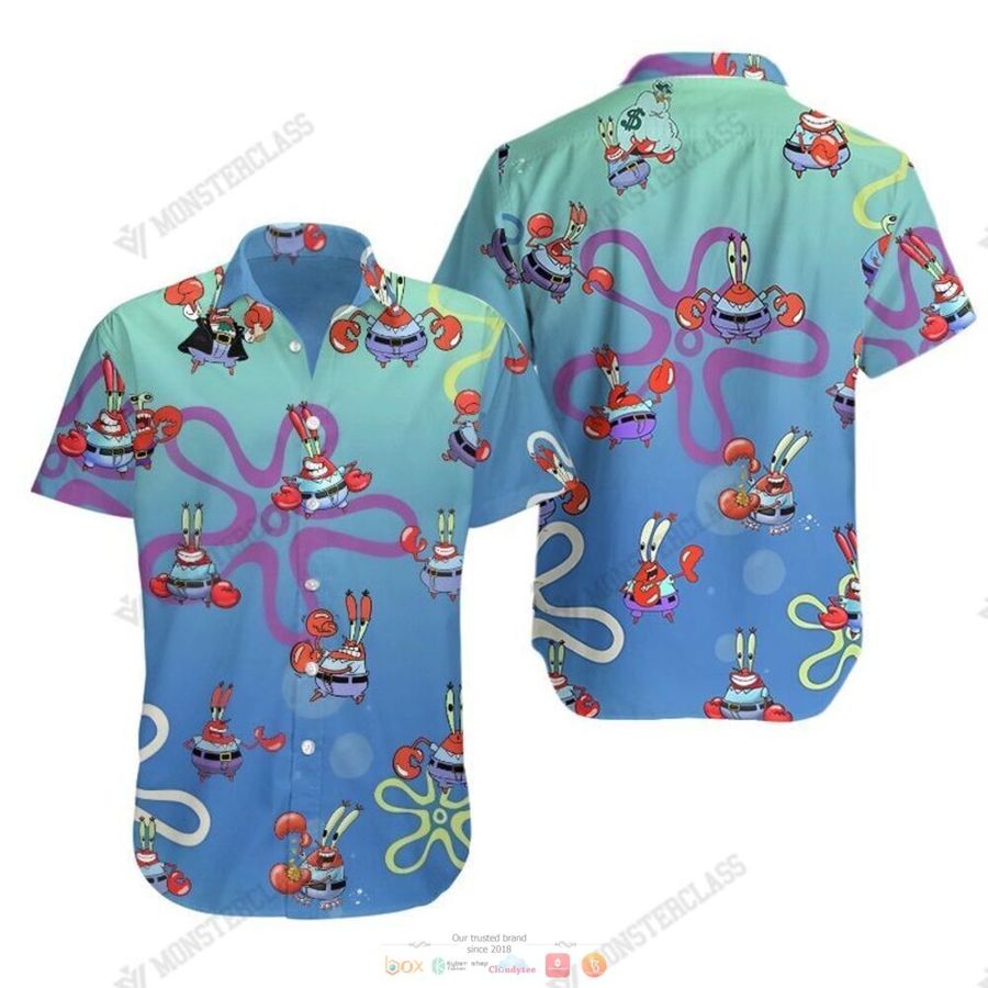 New Mr Krabs Hawaiian Shirt