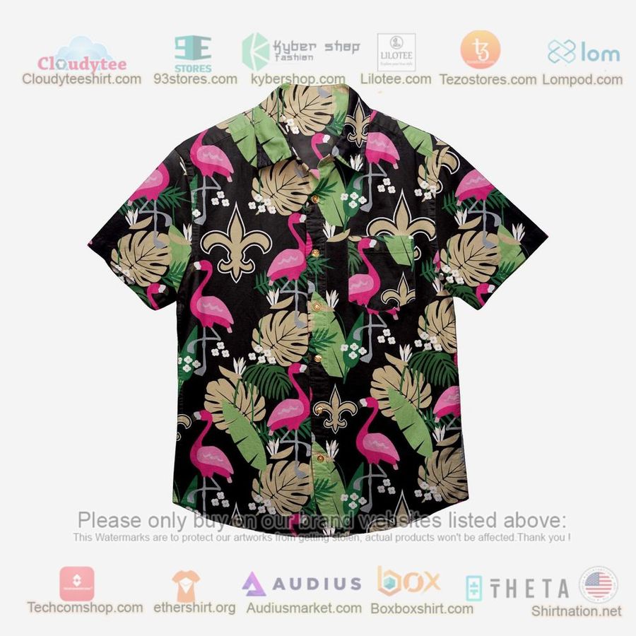 New Orleans Saints Floral Hawaiian Shirt – LIMITED EDITION