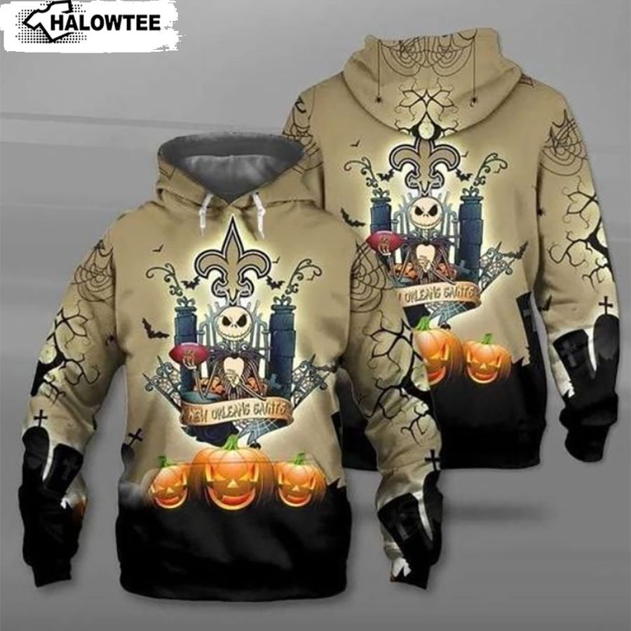 New Orleans Saints Halloween 61 Halloween 3D Hoodie For Men Women S To 5XL Hoodie Gift For Fans