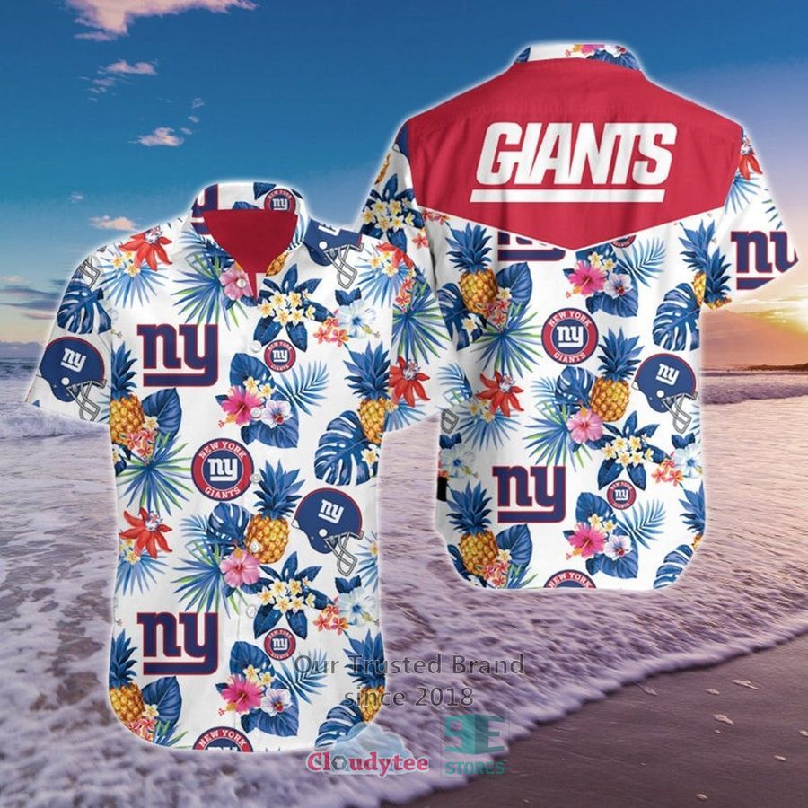 New York Giants Hibiscus Flower Hawaiian Shirt – LIMITED EDITION