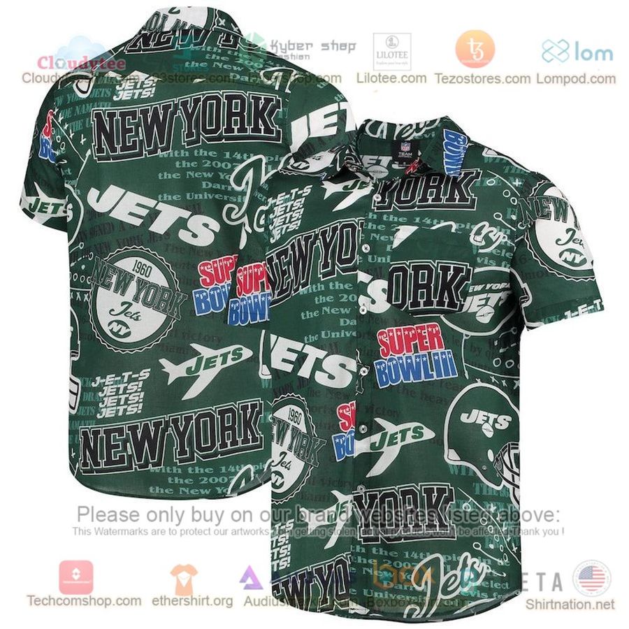 New York Jets Green Hawaiian Shirt – LIMITED EDITION