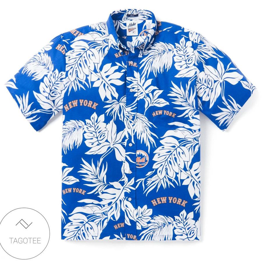 New York Mets Aloha Hawaiian Shirt