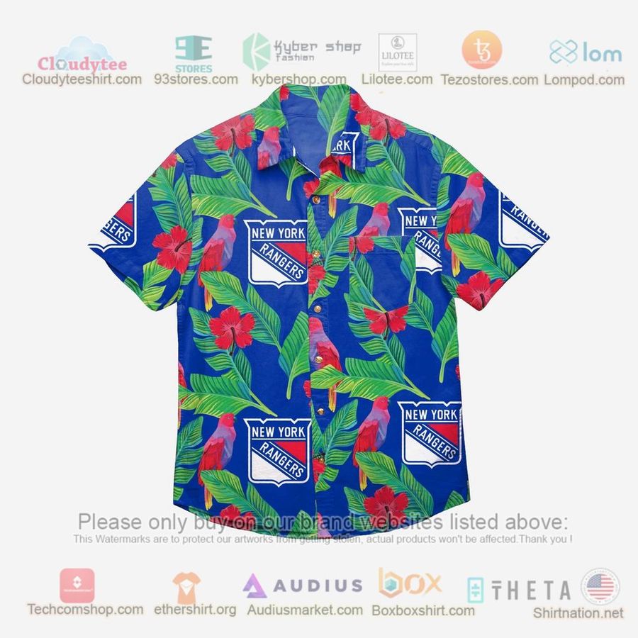 New York Rangers Floral Hawaiian Shirt – LIMITED EDITION