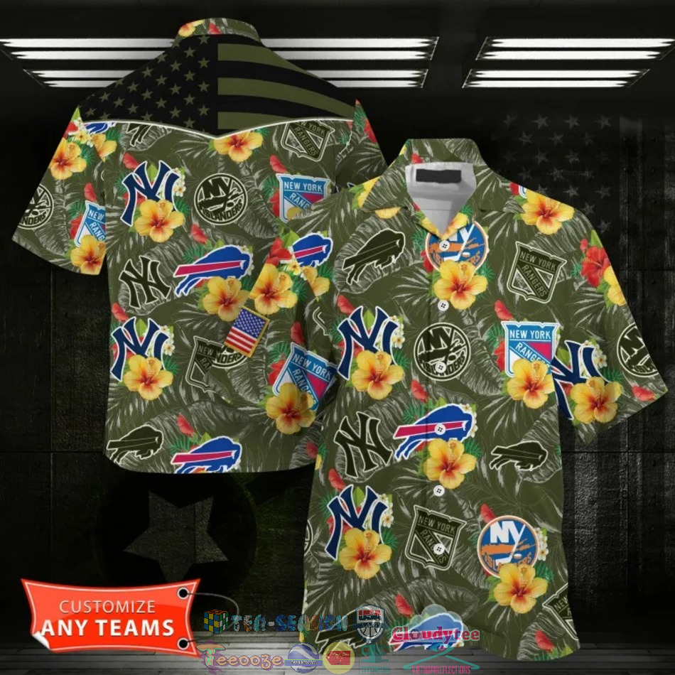 New York Sport Teams Tropical Hawaiian Shirt – Saleoff