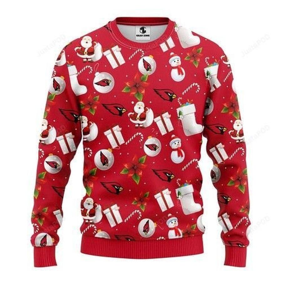 Nfl Arizona Cardinals Ugly Christmas Sweater All Over Print Sweatshirt