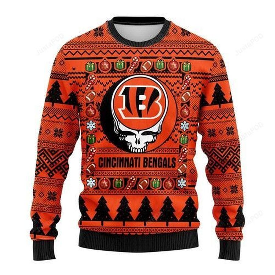 Nfl Cincinnati Bengals Ugly Christmas Sweater All Over Print Sweatshirt