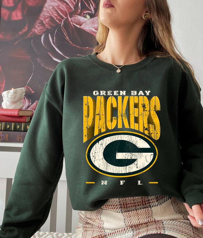 NFL Green Bay Packers Vintage Crewneck Sweatshirt