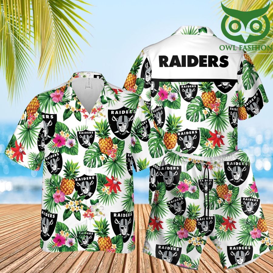 NFL Las Vegas Raider Hawaii Style Hawaiian Summer Outfit