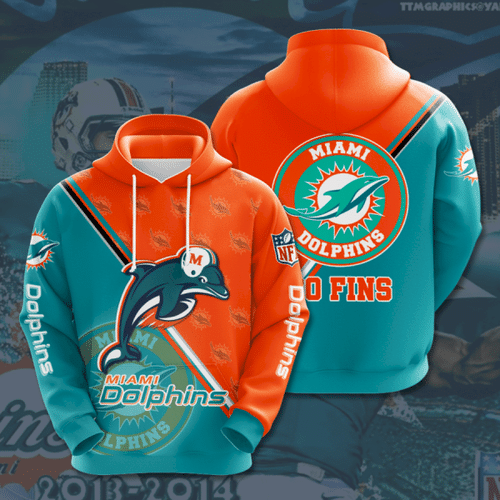 NFL Miami Dolphins 3D Full Printing Hoodie Sweatshirt
