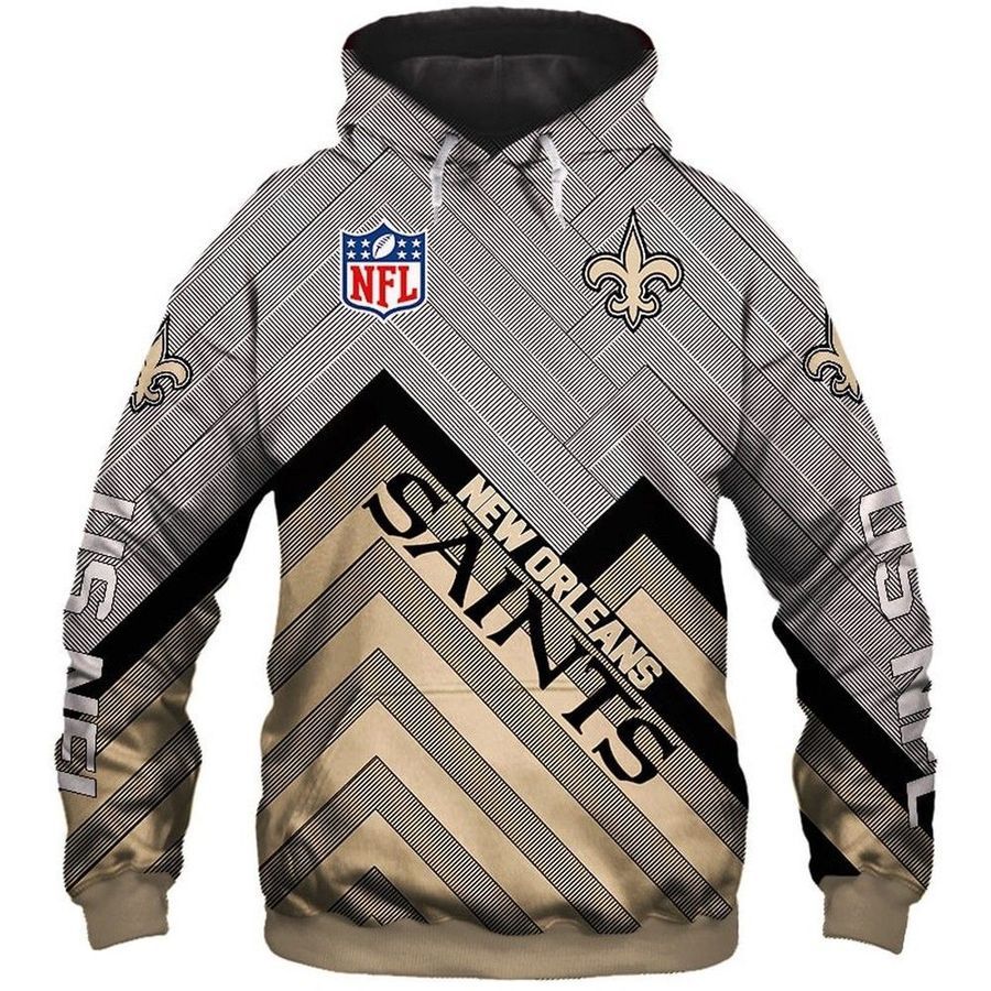NFL New Orleans Saints Men And Women 3D Full Printing Hoodie NFL New Orleans Saints 3D Full Printing Shirt New Orleans Saints 3D All Over Printed Hoodie Shirt