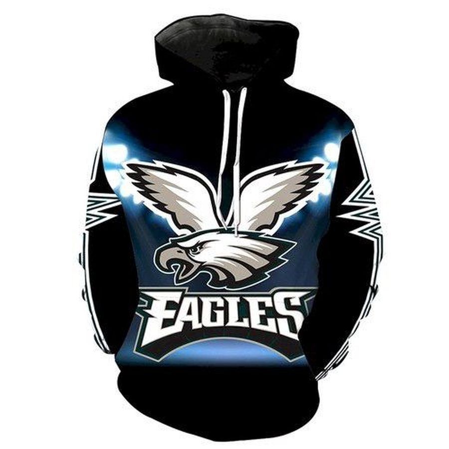 NFL Philadelphia Eagles 3D Hoodie Sweatshirt Zip