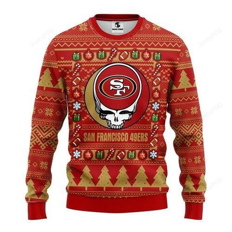 NFL Dallas Cowboys Grateful Dead Ugly Christmas Sweater, All Over Print  Sweatshirt - T-shirts Low Price