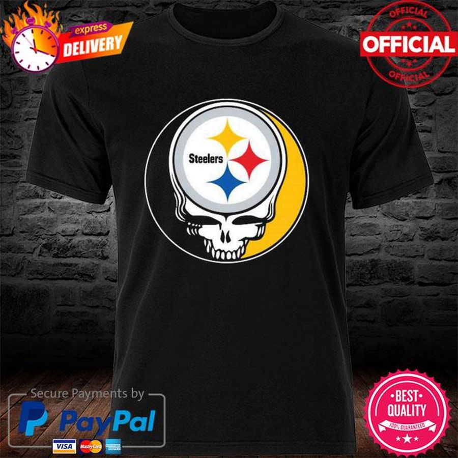 Nfl Team Pittsburgh Steelers x Grateful Dead Logo Band Shirt