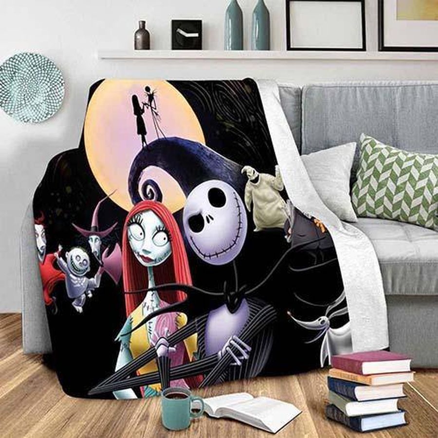 Nightmare Before Christmas Blanke 3D Style Soft Throw