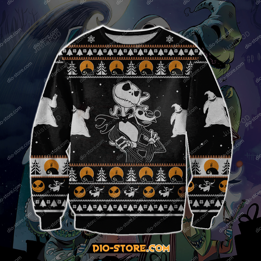 Nightmare Before Xmas Ugly Sweater Ugly Sweater Christmas Sweaters Hoodie.png