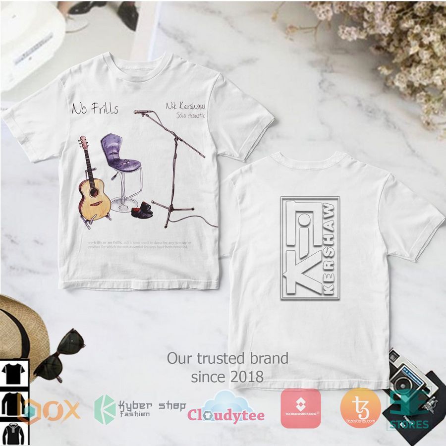 Nik Kershaw No Frills Album 3D T-Shirt – LIMITED EDITION