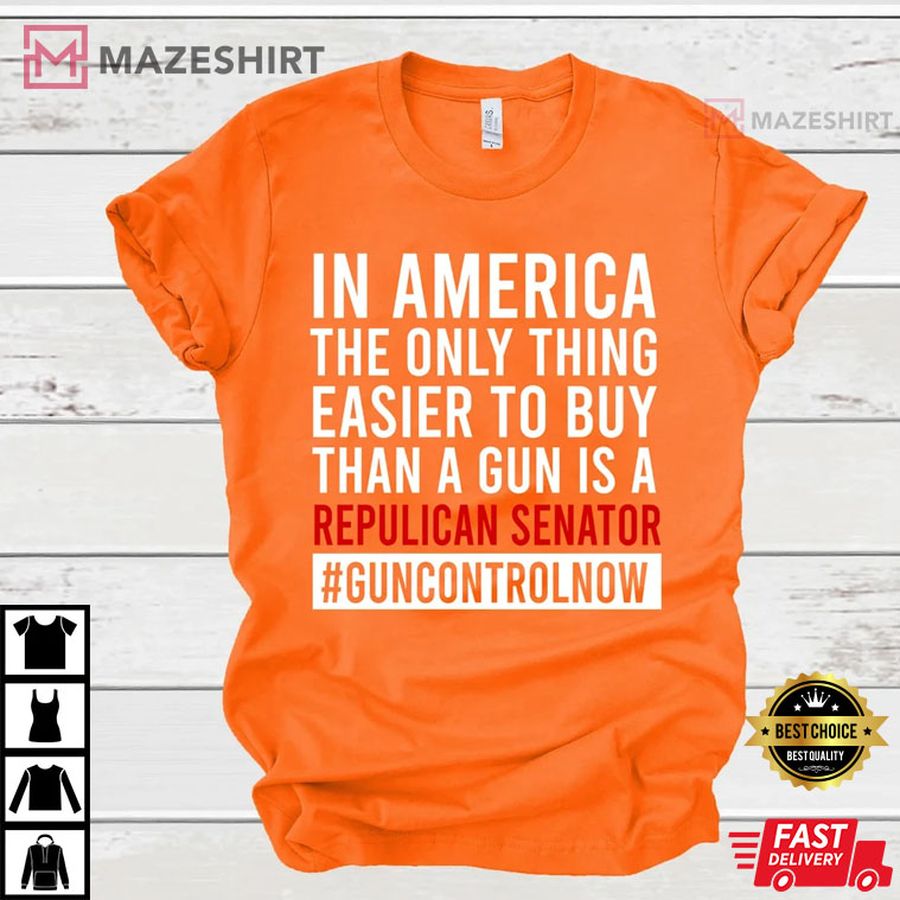 No More Silence End Gun Violence We Wear Orange T-Shirt
