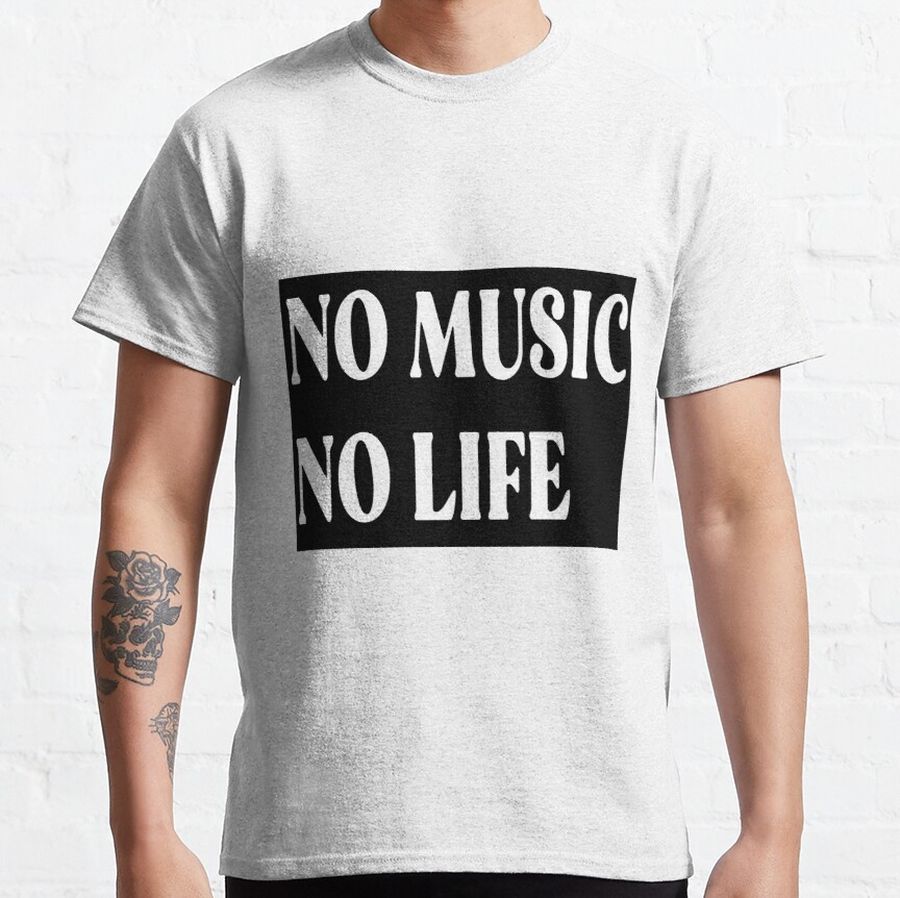 no music Classic T-Shirt