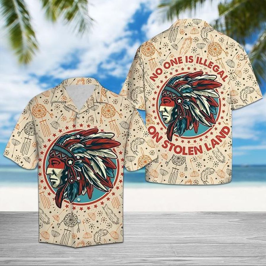 No One Is Illegal Hawaiian Shirt Pre12577, Hawaiian shirt, beach shorts, One-Piece Swimsuit, Polo shirt, Personalized shirt, funny shirts