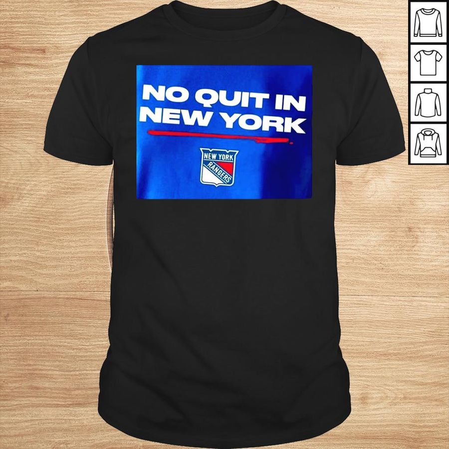 No Quit In New York NY Rangers Hockey Finals Tee Shirt
