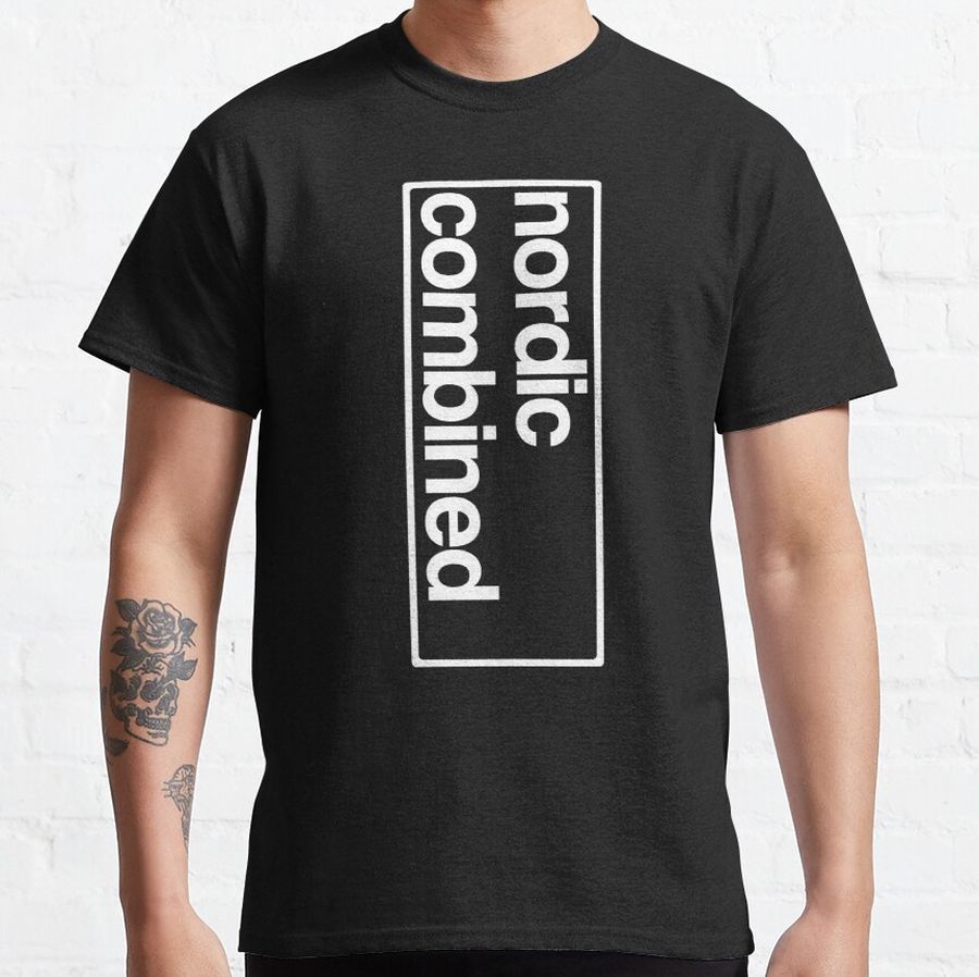 Nordic Combined - White Classic T-Shirt