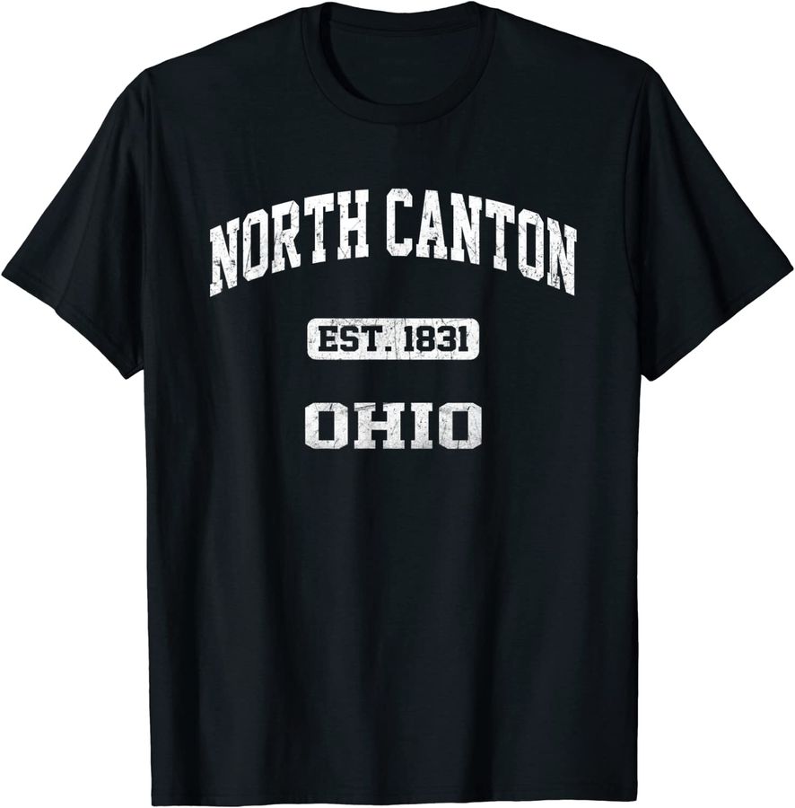 North Canton Ohio OH vintage state Athletic style