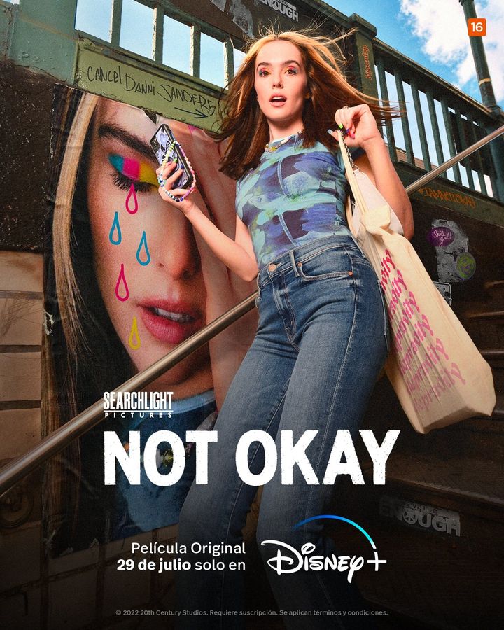 Not Okay (2022) Poster, Canvas, Home Decor1