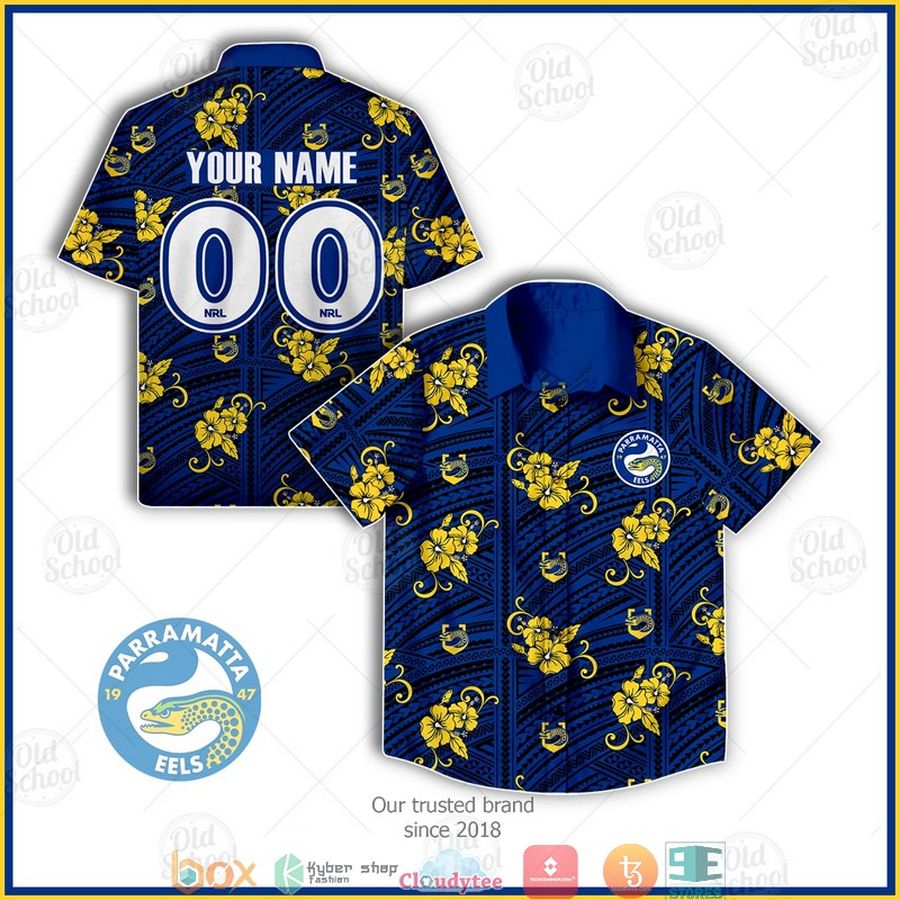 Nrl Parramatta Eels Custom Hawaiian Shirt