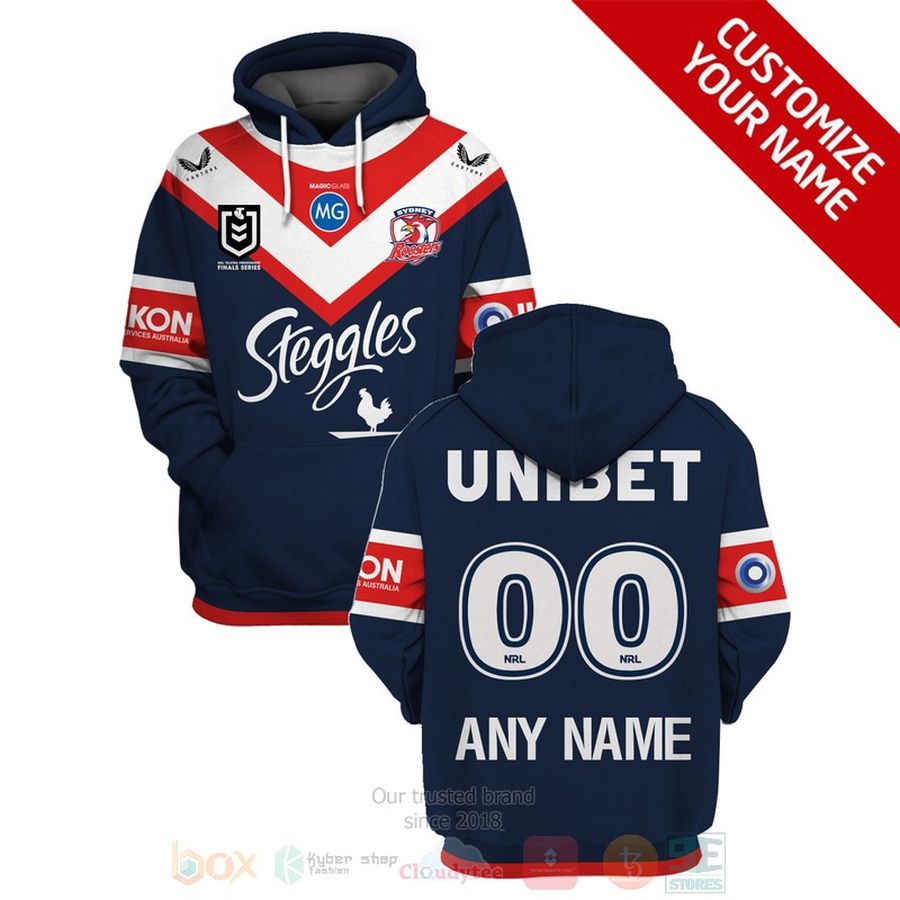NRL Sydney Roosters, Steggles Personalized 3D Hoodie, Shirt – LIMITED EDITION