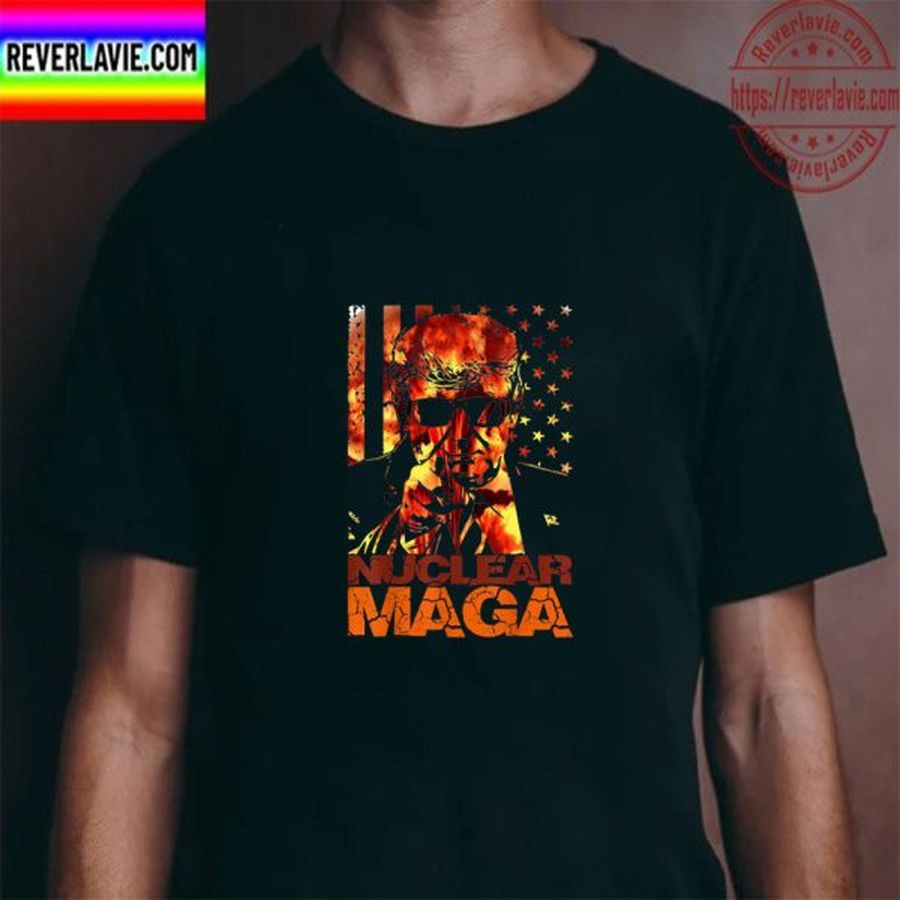 Nuclear Maga x USA Flag Donald Trump Unisex T-Shirt