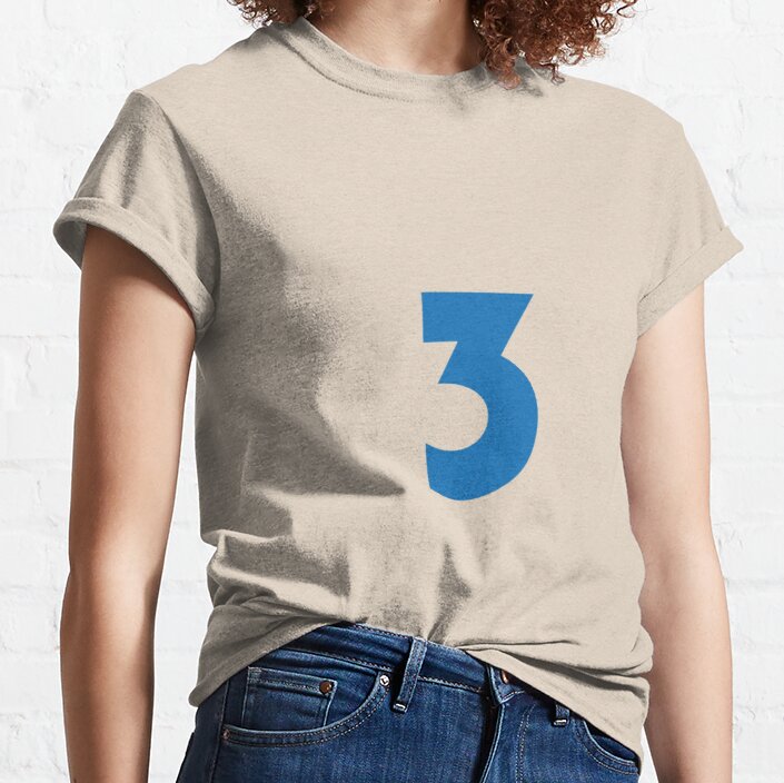number three Classic T-Shirt