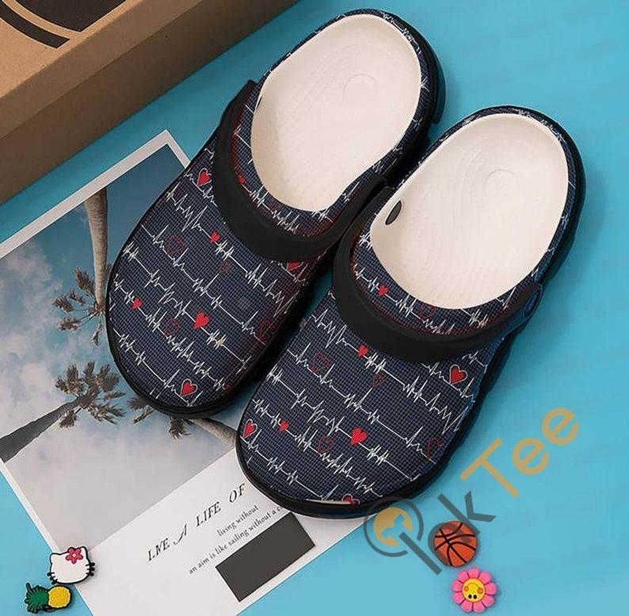 Nurse Heartbeat Crocs Clog Shoes