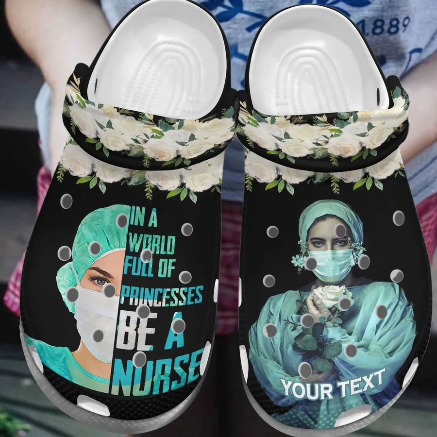 Nurse Personalized Clog Custom Crocs Comfortablefashion Style Comfortable For Women Men Kid Print 3D Be A Nurse