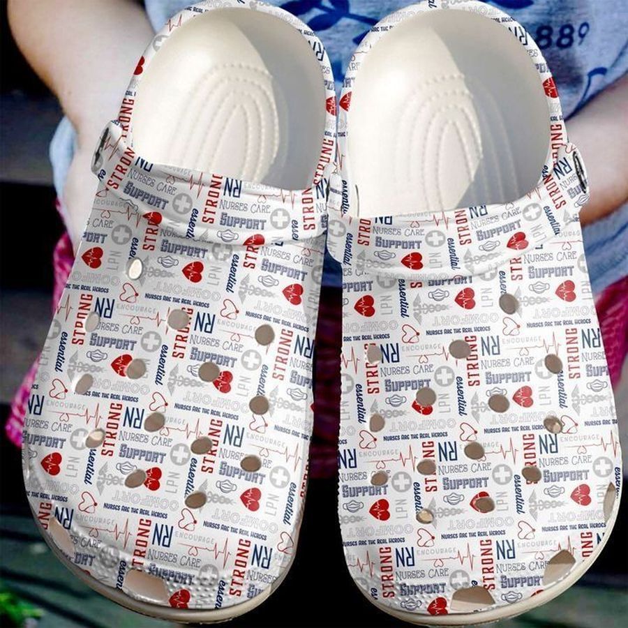 Nurse Rn Strong Sku 1710 Crocs Clog Shoes