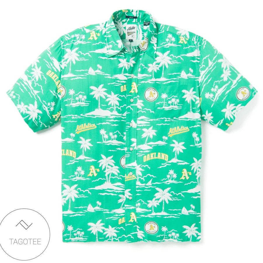 Oakland Athletics Vintage Hawaiian Shirt