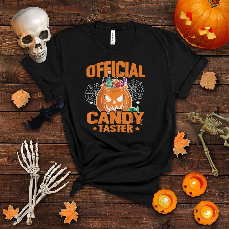 Official Candy Taster Funny Halloween Trick or Treat T Shirt