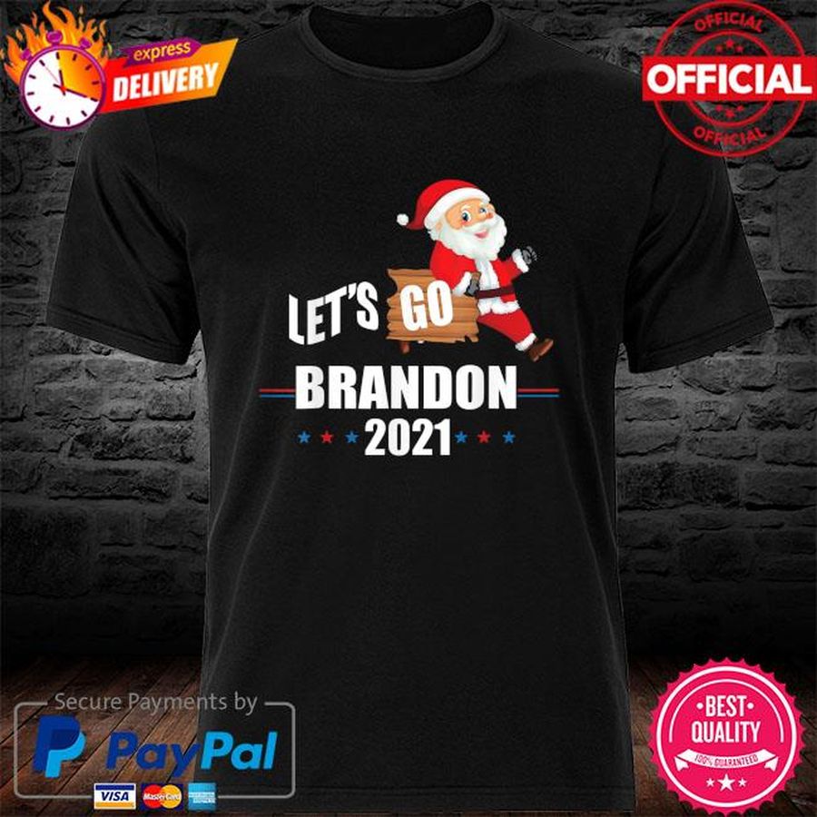 Official Happy Christmas santa let's go brandon 2021 sweater