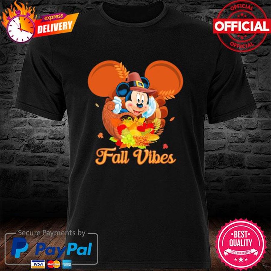 Official Mickey Mouse Fall Vibes shirt