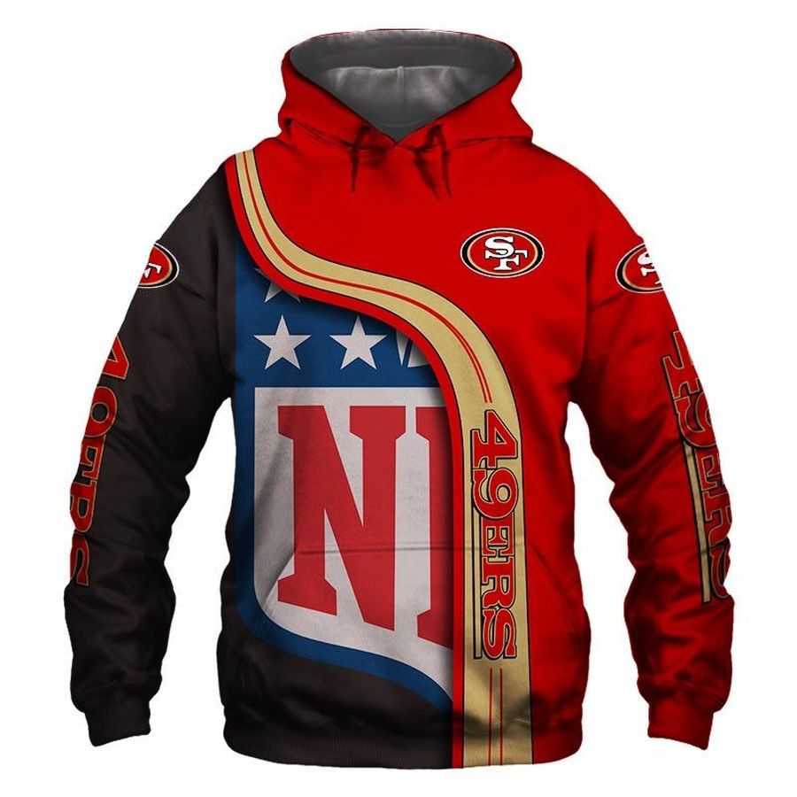 Official NFL San Francisco 49Ers Men And Women 3D Full Printing Hoodie And Zip Hoodie NFL San Francisco 49Ers 3D Full Printing Shirt For Fans Shirt