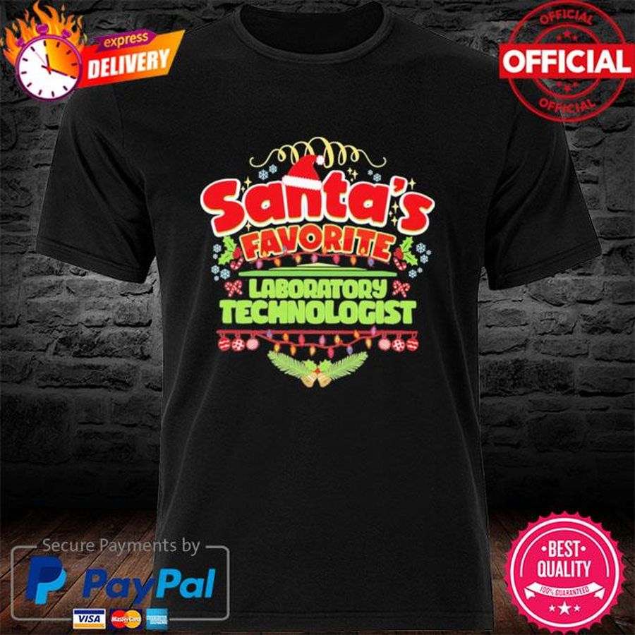 Official Santa's favorite Laboratory Technologist Christmas Sweatshirt