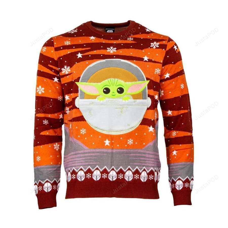 Official Star Wars Baby Yoda Christmas Ugly Sweater Ugly Sweater