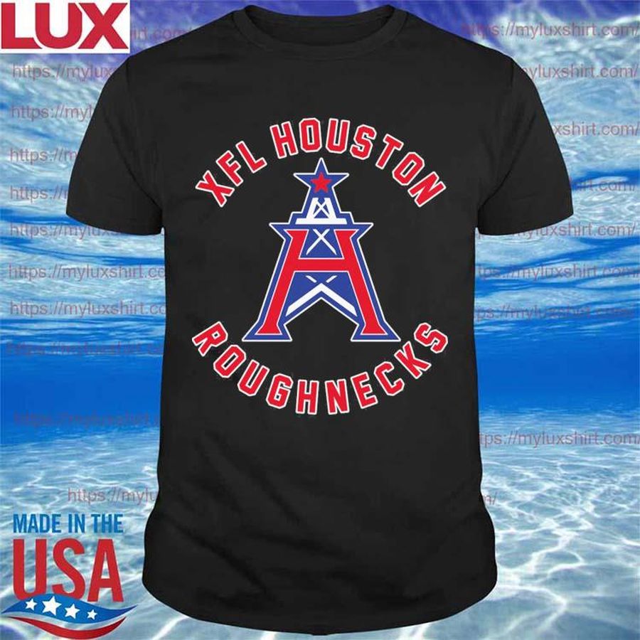 Official XFL Houston Roughnecks Unisex T-Shirt
